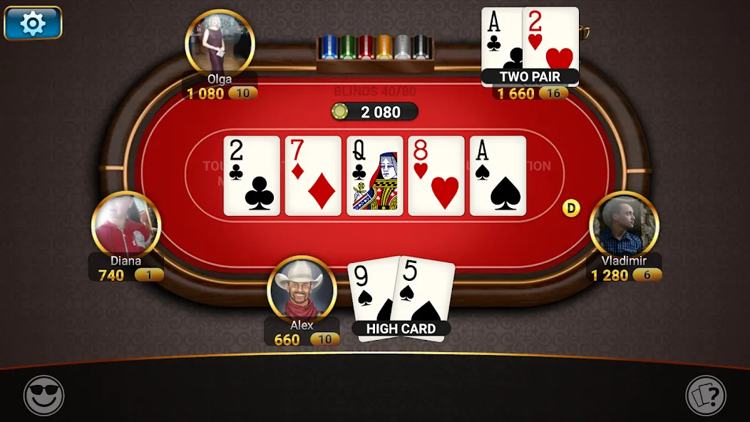 Скачать Poker Championship Tournaments — Модификация Много денег и без рекламы — скриншот 2