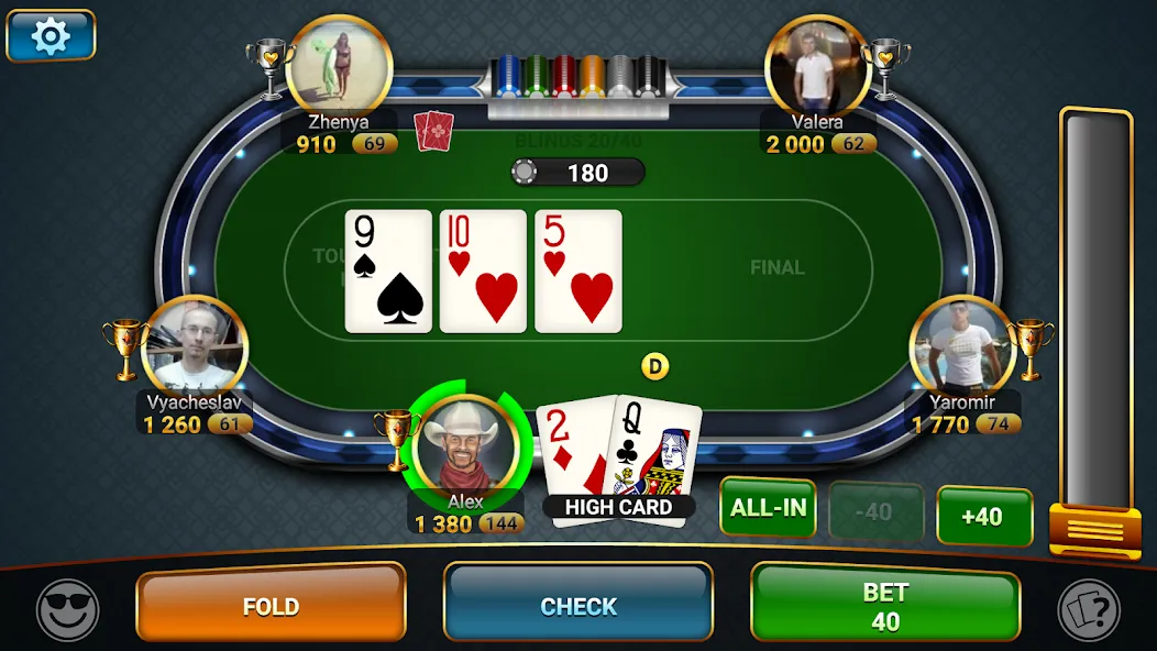 Скачать Poker Championship Tournaments — Модификация Много денег и без рекламы — скриншот 5