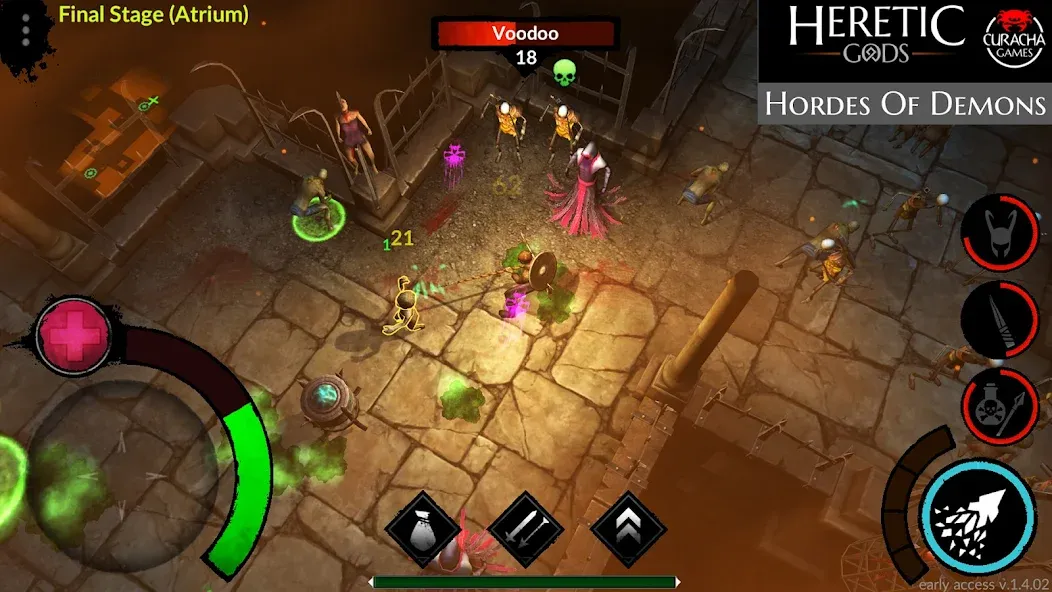 HERETIC GODS MOD — Много денег и кристаллов на Андроид — скриншот 1 HERETIC GODS MOD — Много денег и кристаллов на Андроид — скриншот 1