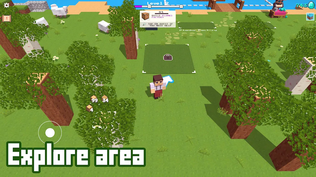 CubeCrafter на Андроид — Мод Много денег — скриншот 1