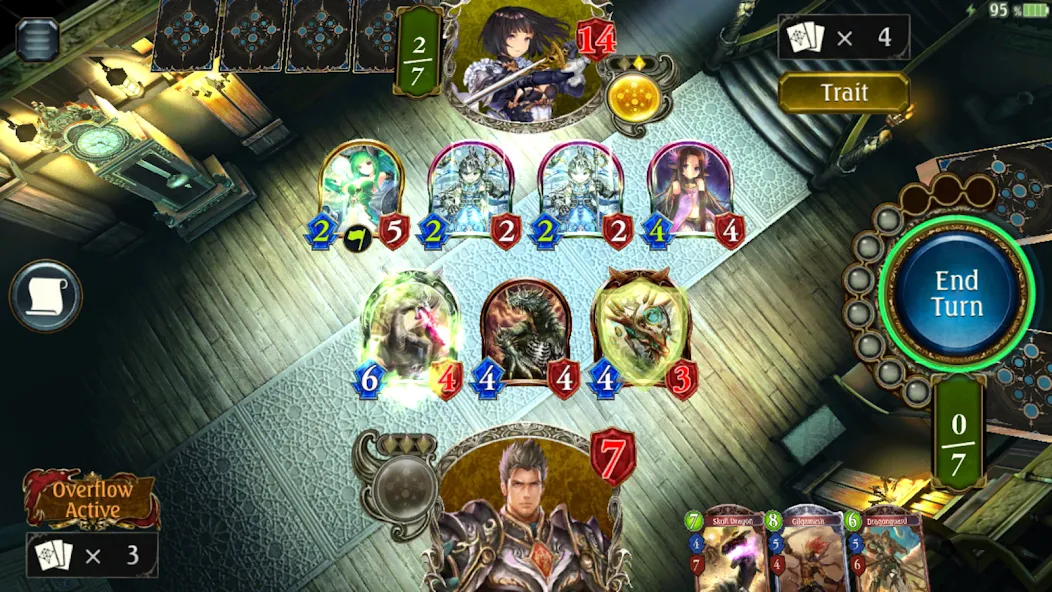 Скачать Shadowverse CCG на Android — Взлом на кристаллы и премиум карты — скриншот 5