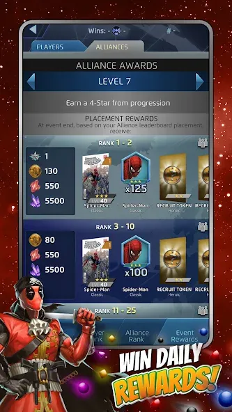 MARVEL Puzzle Quest: Hero RPG Mod APK Много денег и кристаллов — Скачать на Андроид — скриншот 4