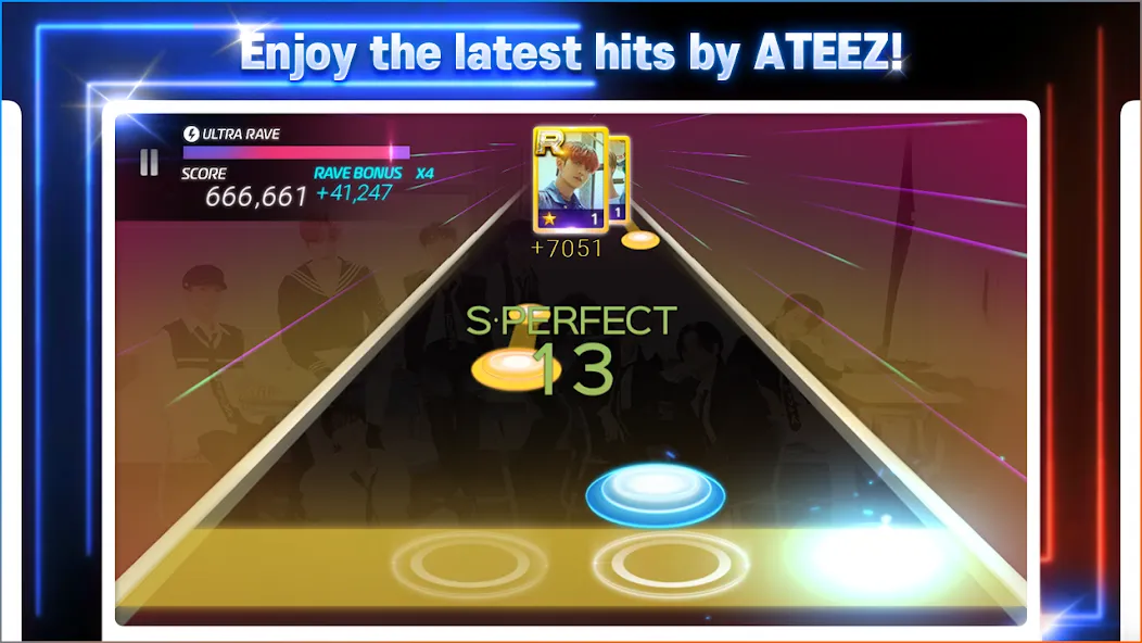 SUPERSTAR ATEEZ (Мод Все карты открыты) — скриншот 3