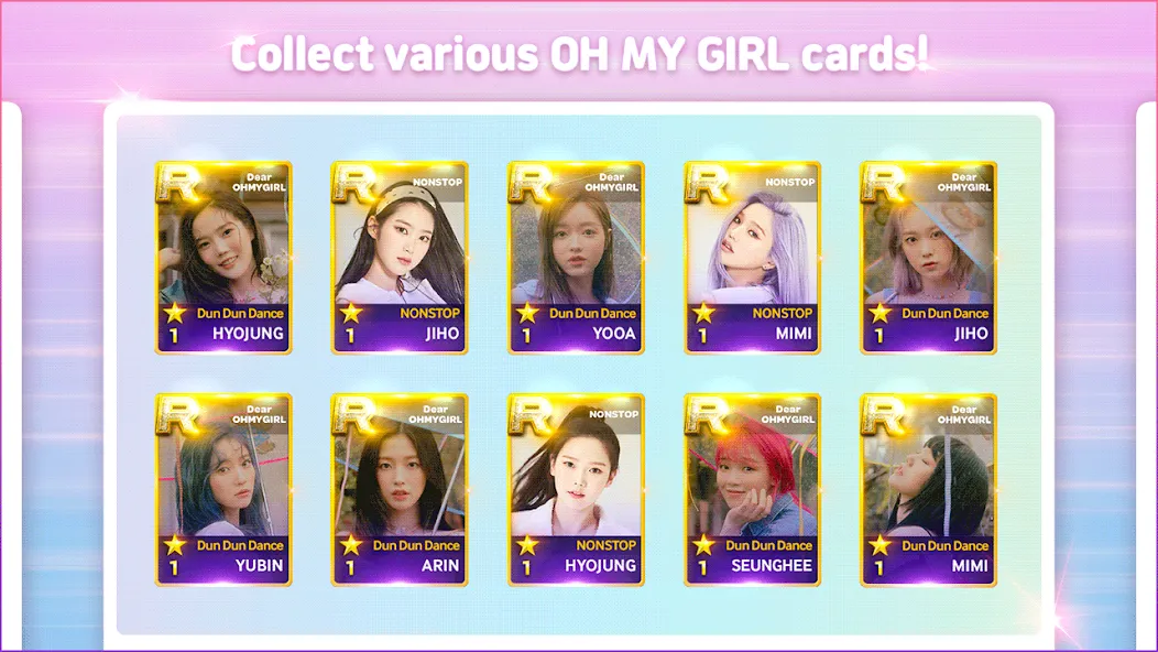 Скачать взломанную SUPERSTAR OH MY GIRL — Взлом на много алмазов и билетов — скриншот 5