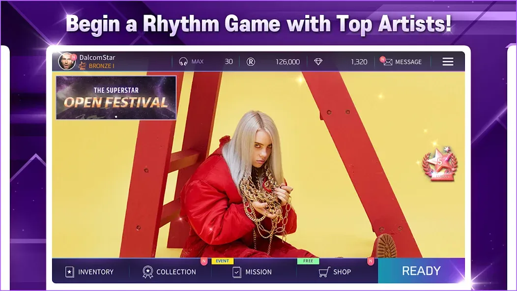 The SuperStar MOD APK — Много денег — скриншот 2