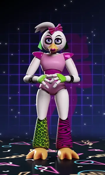 Glamrock Chica Workshop Glitch — Мод: Все открыто — скриншот 2