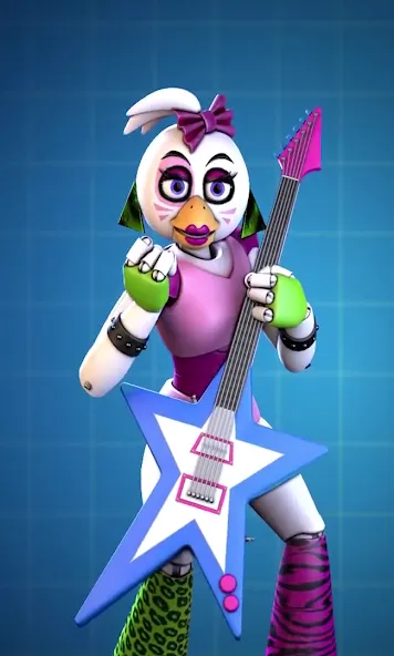 Glamrock Chica Workshop Glitch — Мод: Все открыто — скриншот 3