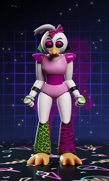 Glamrock Chica Workshop Glitch — Мод: Все открыто — скриншот 4