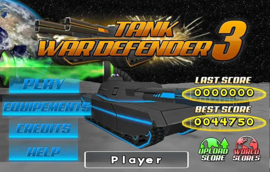Взлом Tank War Defender 3 — Много денег — скриншот 1