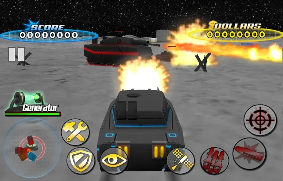 Взлом Tank War Defender 3 — Много денег — скриншот 4