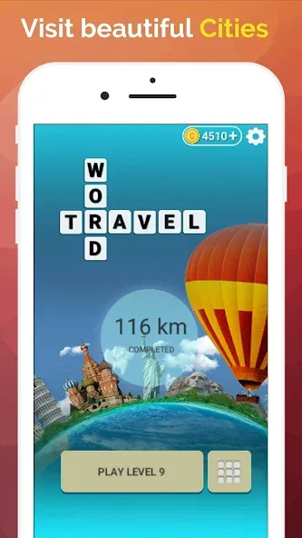 Скачать Word Travel: Wonders Trip Game — Последняя версия (Много денег и без рекламы) — скриншот 2