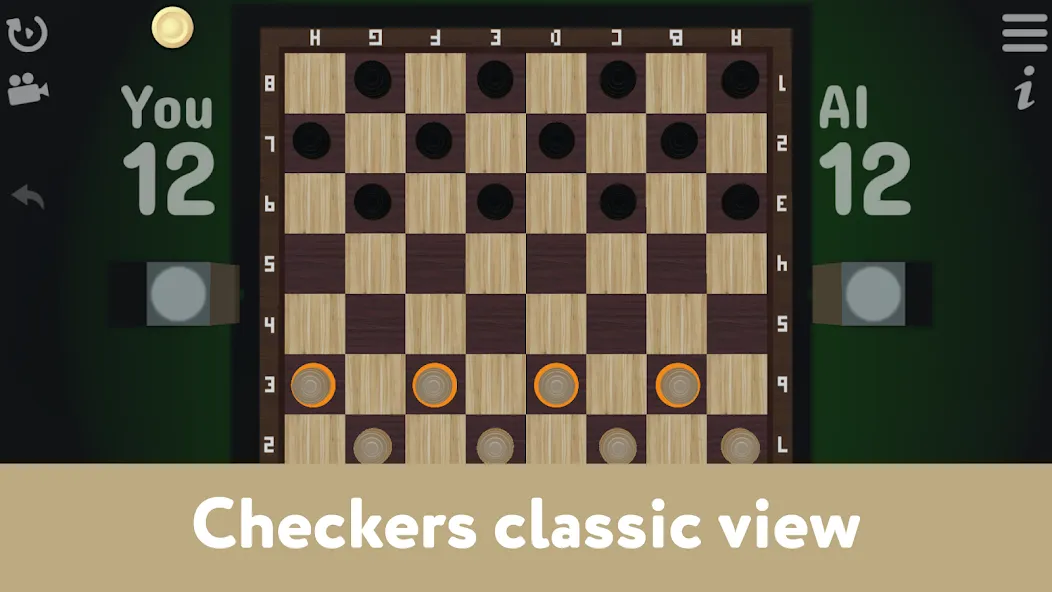 Checkers for two - Draughts — Взломанная версия (Все доски и скины разблокированы) — скриншот 1