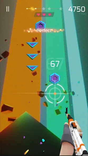 Beat Shooter Mod APK Много денег и без рекламы — Скачать на Андроид — скриншот 3