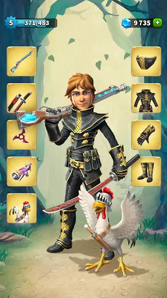 Скачать Heroics Epic Legend of Archero — Модификация Мод меню — скриншот 1