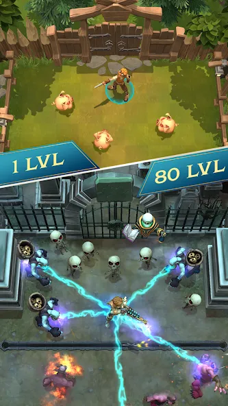 Скачать Heroics Epic Legend of Archero — Модификация Мод меню — скриншот 2