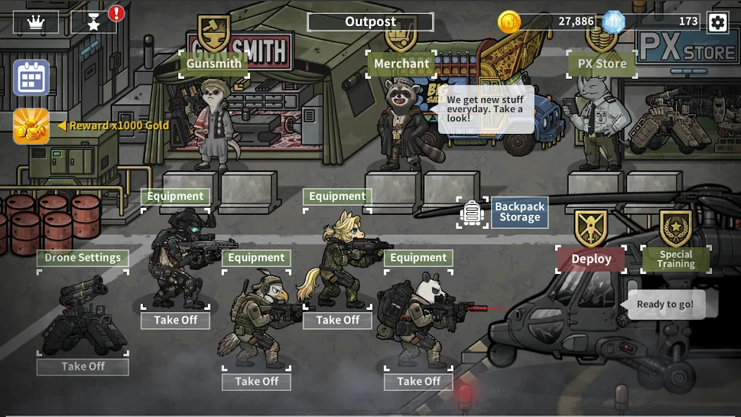 Bad 2 Bad: Extinction MOD — Много патронов и денег на Андроид — скриншот 1