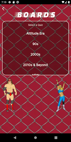 Взломанная World Wrestling Trivia на Андроид — Все разблокировано — скриншот 5