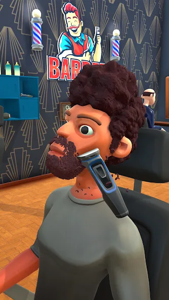 Скачать Fade Master 3D: Barber Shop на Андроид — Много денег — скриншот 1