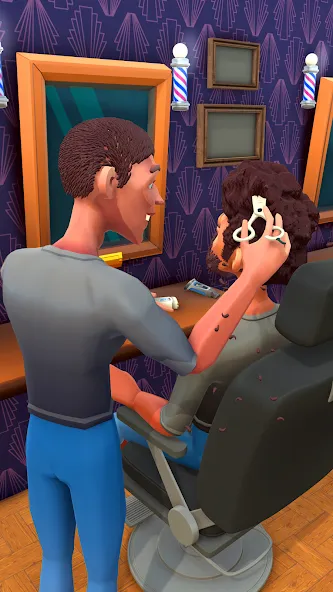 Скачать Fade Master 3D: Barber Shop на Андроид — Много денег — скриншот 3
