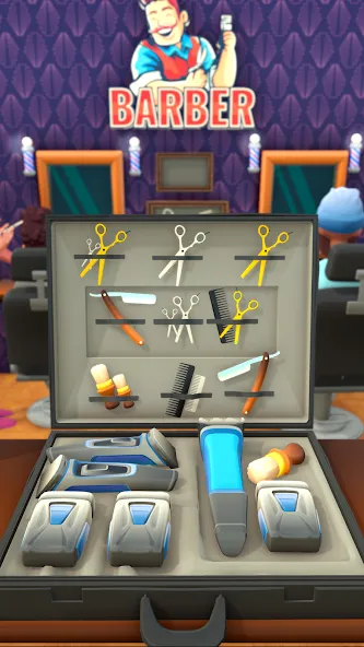 Скачать Fade Master 3D: Barber Shop на Андроид — Много денег — скриншот 4