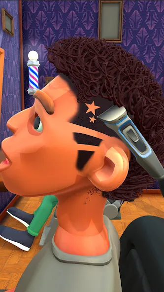 Скачать Fade Master 3D: Barber Shop на Андроид — Много денег — скриншот 5