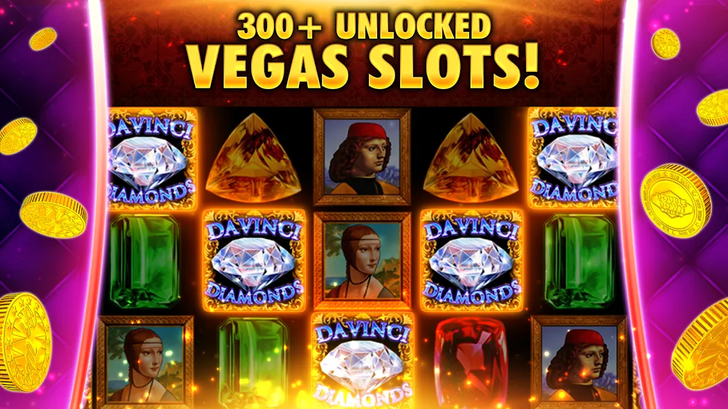DoubleDown Casino Vegas Slots MOD APK — Бесконечные фишки — скриншот 2