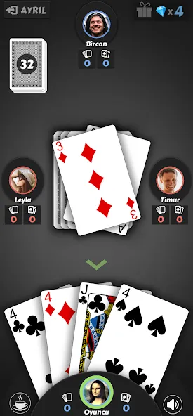 Pisti - Offline Card Games MOD — Все карты открыты на Андроид — скриншот 3 Pisti - Offline Card Games MOD — Все карты открыты на Андроид — скриншот 3