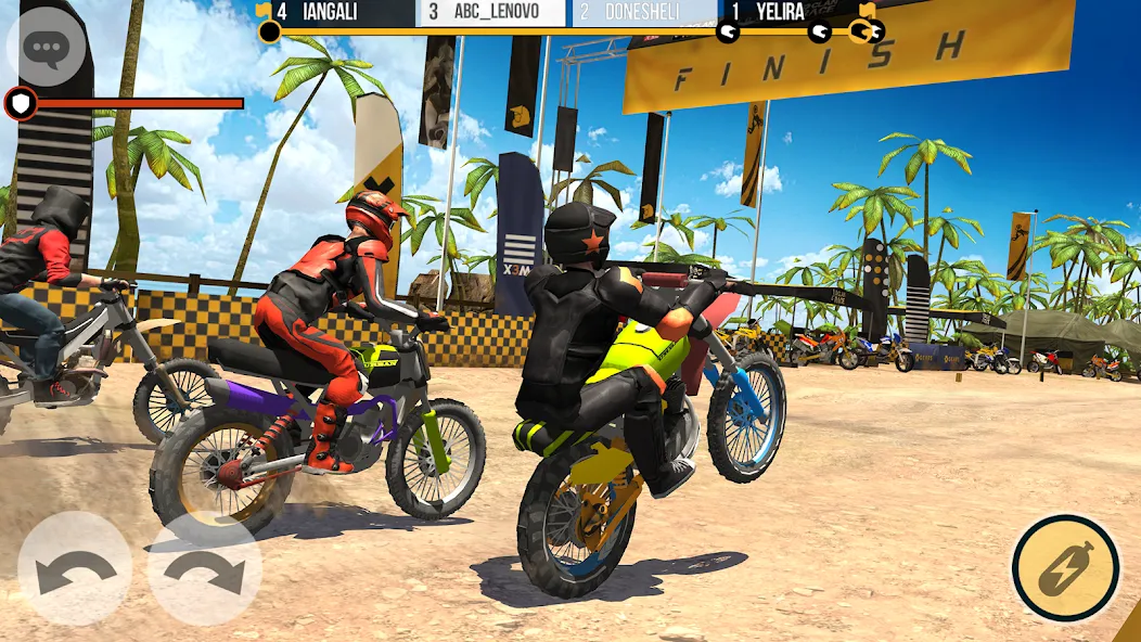 Скачать Clan Race: PVP Motocross races с модом — Много денег — скриншот 2 Скачать Clan Race: PVP Motocross races с модом — Много денег — скриншот 2