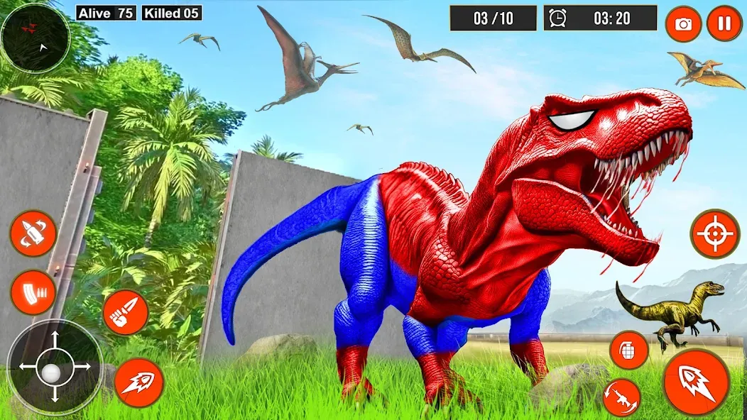 Скачать Real Dino Hunter 3D Gun Games с модом — Много денег — скриншот 3 Скачать Real Dino Hunter 3D Gun Games с модом — Много денег — скриншот 3