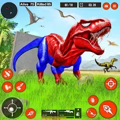 Скачать Real Dino Hunter 3D Gun Games с модом — Много денег