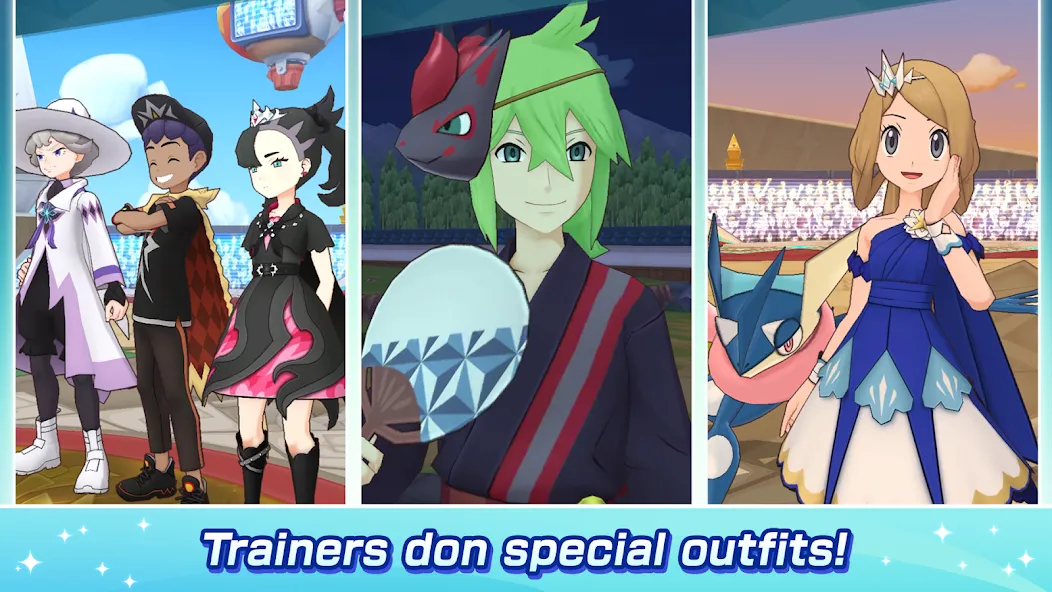 Pokémon Masters EX Mod APK Много денег и кристаллов — Скачать на Андроид — скриншот 4