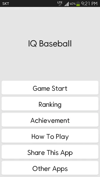 IQ Baseball - Number Puzzle MOD APK на Android — Много подсказок — скриншот 1