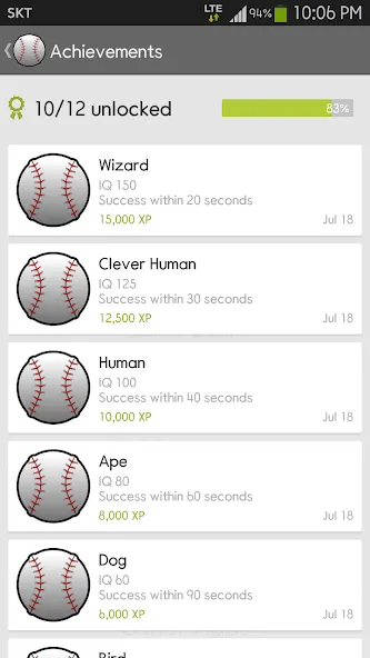 IQ Baseball - Number Puzzle MOD APK на Android — Много подсказок — скриншот 5