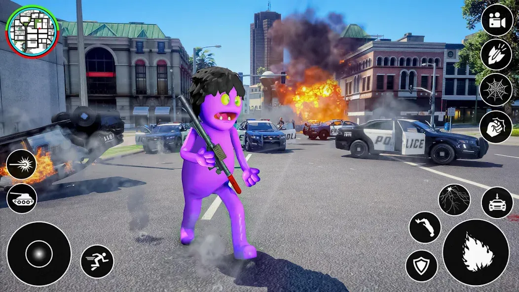 Скачать Blue Hero Gangster City Mafia — Много денег — скриншот 3