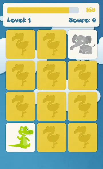 Animals memory game for kids на Андроид — Все уровни разблокированы — скриншот 3 Animals memory game for kids на Андроид — Все уровни разблокированы — скриншот 3