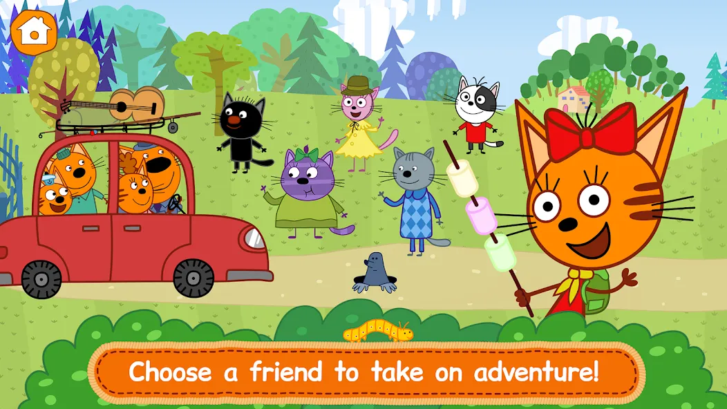 Скачать Kid-E-Cats: Kitty Cat Games с модом — Все открыто — скриншот 1