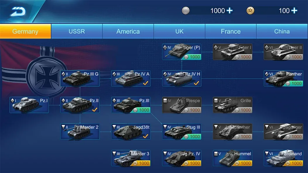 Ace Tank — Взломанная версия (Много денег) — скриншот 3