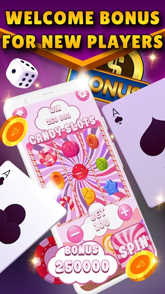 Slot Machines: Casino Slots MOD — Много денег на Андроид — скриншот 2