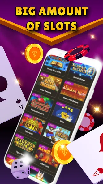 Slot Machines: Casino Slots MOD — Много денег на Андроид — скриншот 3