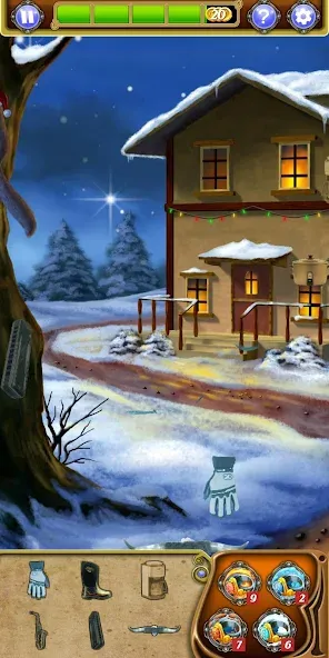 Скачать Hidden Object: Winter Wonder на телефон — Бесконечные подсказки — скриншот 3