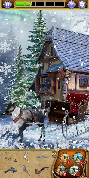 Скачать Hidden Object: Winter Wonder на телефон — Бесконечные подсказки — скриншот 5