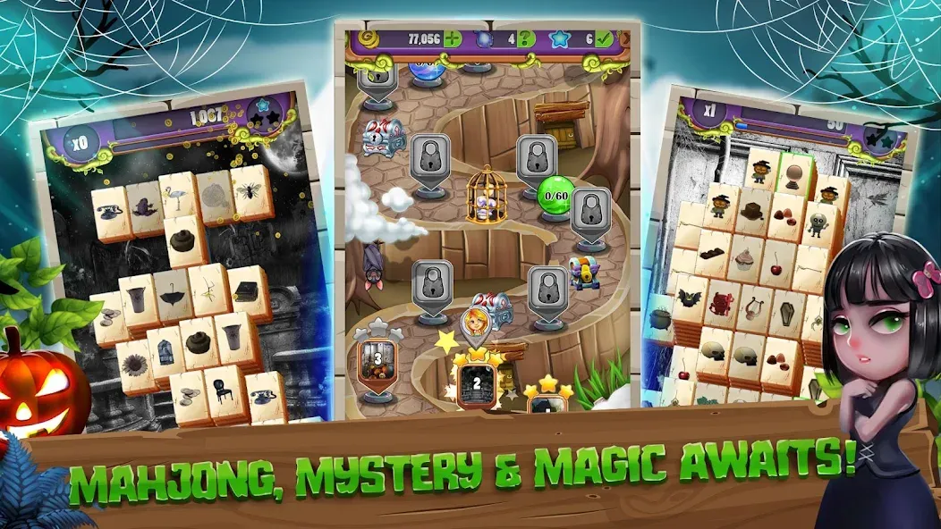 Mahjong: Secret Mansion на Андроид — Много денег и подсказок — скриншот 1 Mahjong: Secret Mansion на Андроид — Много денег и подсказок — скриншот 1