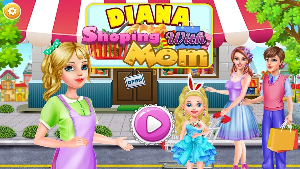 Взлом Mall Shopping with Diana — Много денег — скриншот 1