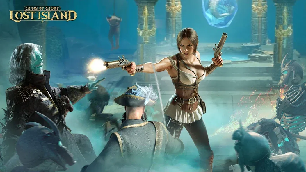 Guns of Glory: Lost Island — Много денег — скриншот 2