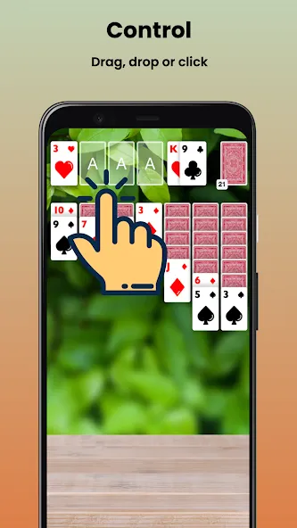 Klondike Solitaire Offline — Взломанная версия (Без рекламы) — скриншот 3