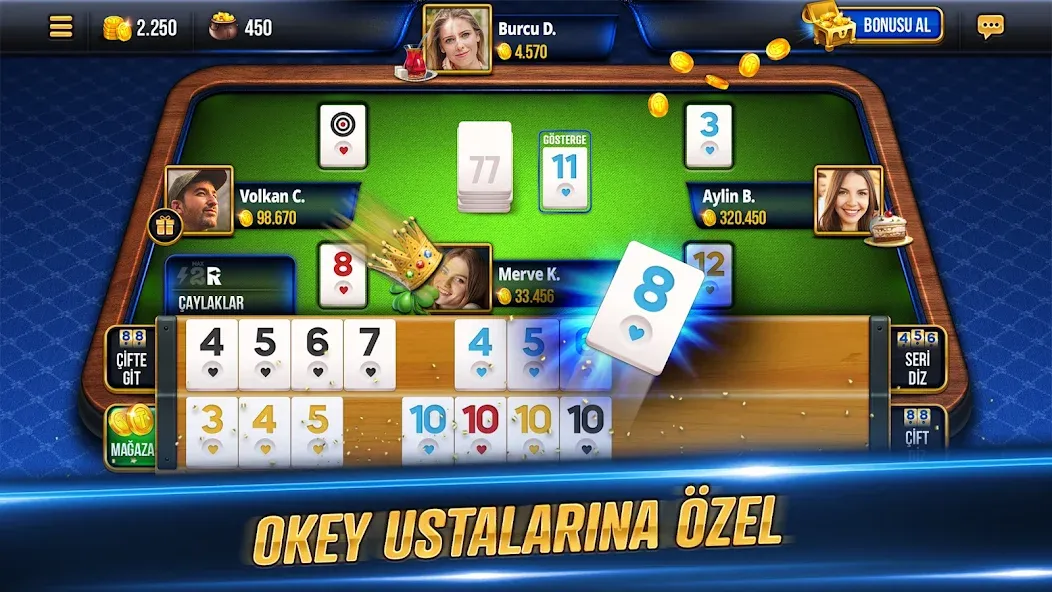 Скачать взломанную Tekel Okey — Много денег и золота — скриншот 1