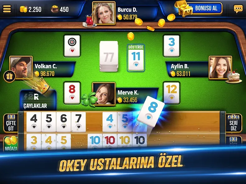 Скачать взломанную Tekel Okey — Много денег и золота — скриншот 5