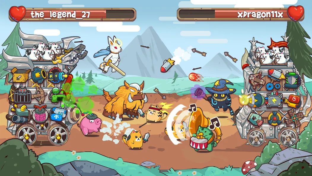 CatnRobot Idle TD: Battle Cat — Мод: Много денег — скриншот 3