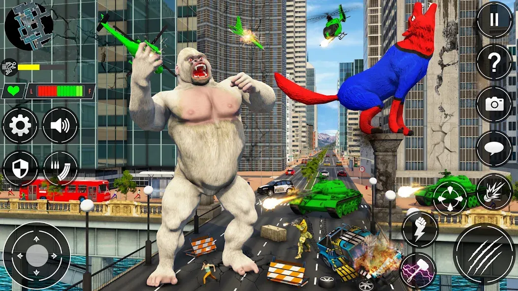 Giant Gorilla Bigfoot Monster на Андроид — Много денег — скриншот 4