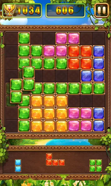 Скачать Puzzle Block Jewels на Android — Много денег — скриншот 2